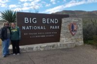 Nomads At Big Bend National Park Sign