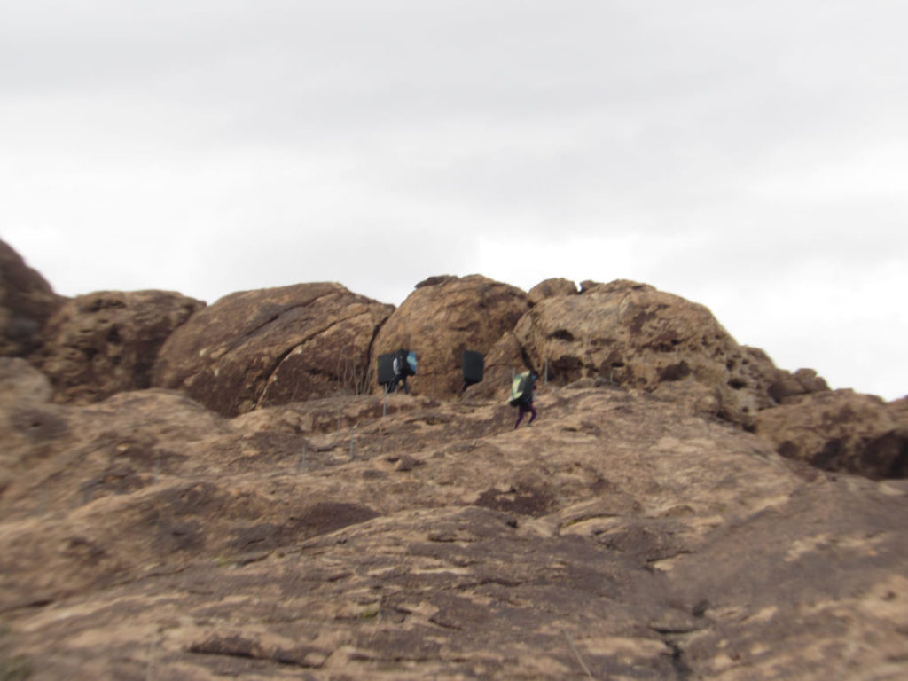 Hueco Tanks Mountain Climbers - Bouldering