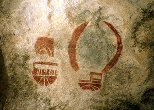 pictograph - mask & bowl