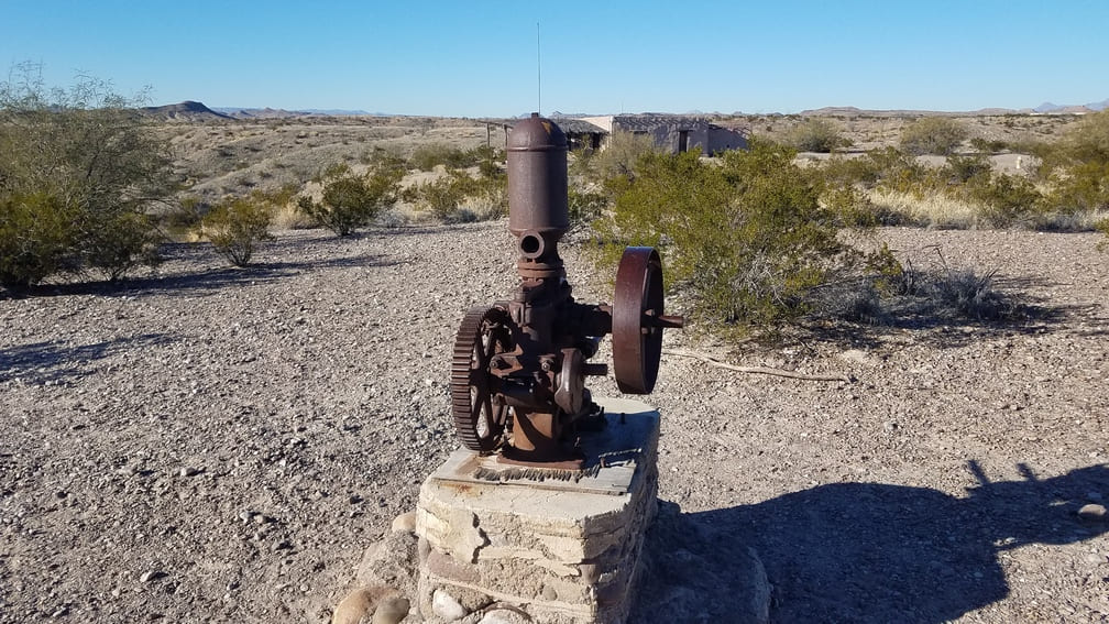 Artifacts at Castolon Historic District - National Park During Government Shutdown