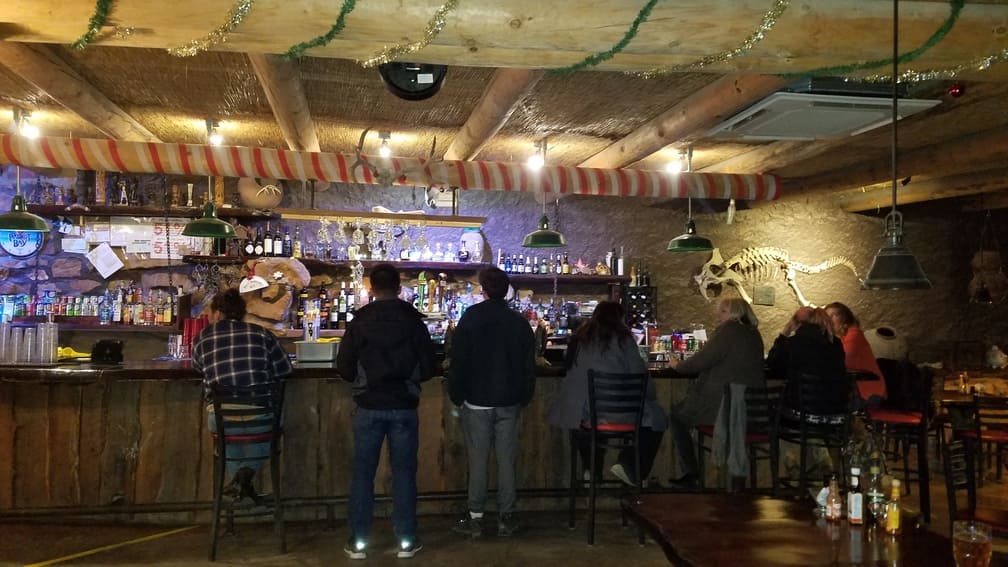 Bar Area La Kiva Underground Bar and Restaurant