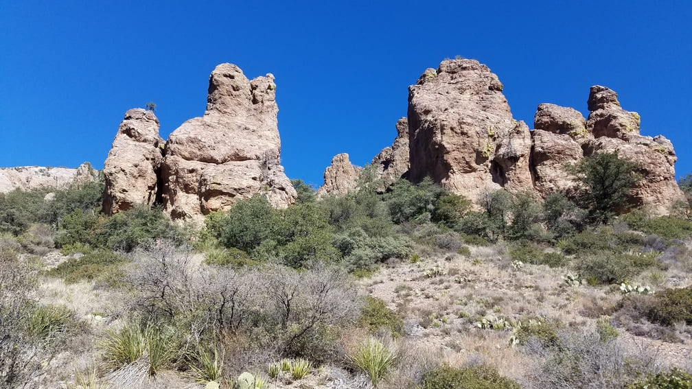 Big Bend Mountains - Chisos Basin During Government Shutdown