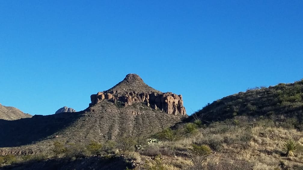 Big Bend National Park Mountain Top - Chisos Basin During Government Shutdown