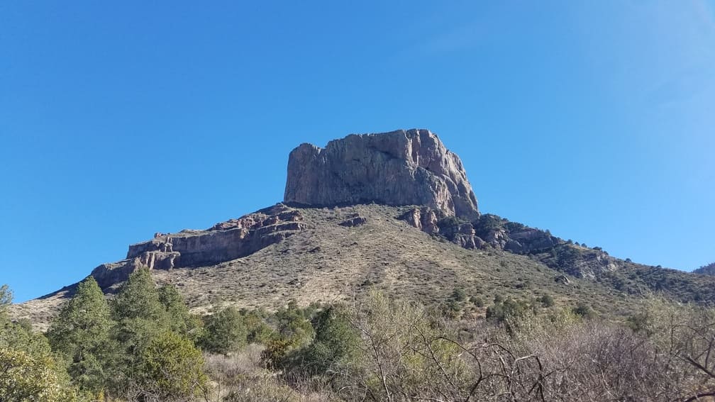 Big Bend National Park Mountain - Chisos Basin During Government Shutdown