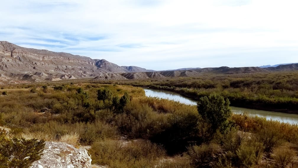 Boquillas Canyon Rio Grande River - National Park During Government Shutdown