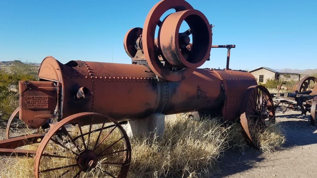 Castolon Boiler - National Park During Government Shutdown