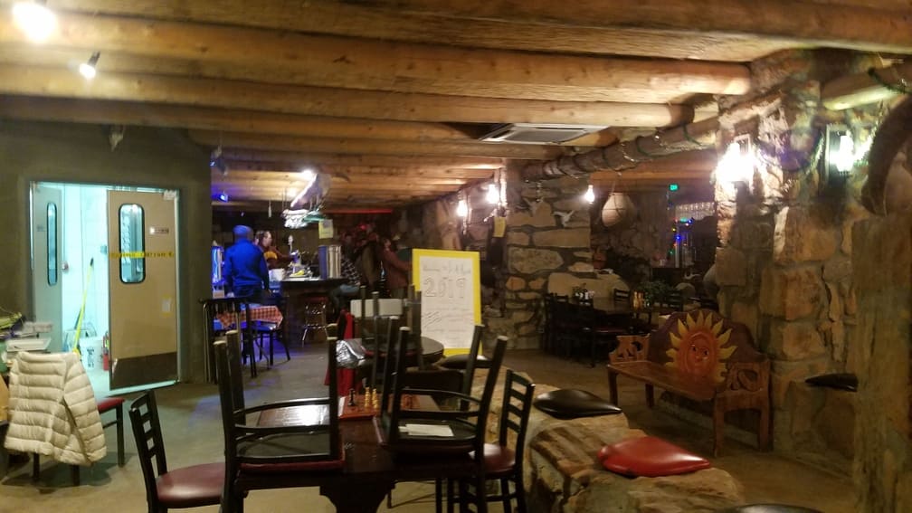 La Kiva Underground Bar in Terlingua Texas