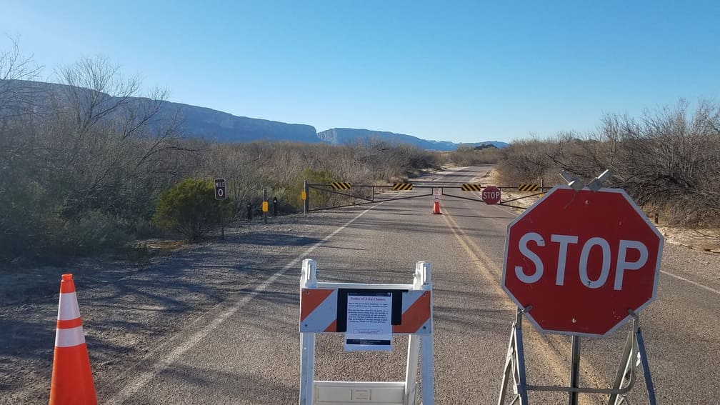 Santa Elena Canyon Access Closed