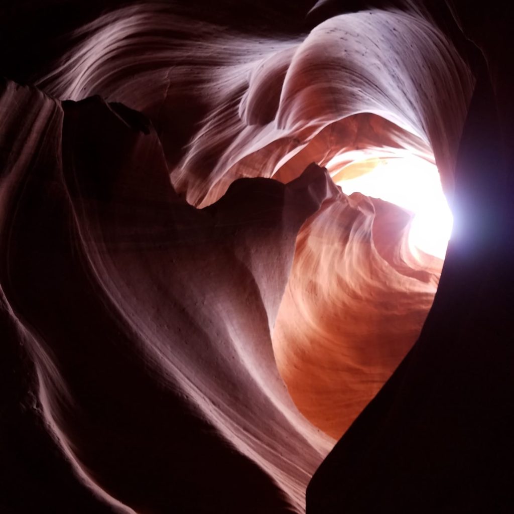 Natural Sandstone Heart at Antelope Canyon