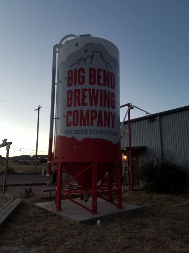 Big Bend Brewing Sign Out Front