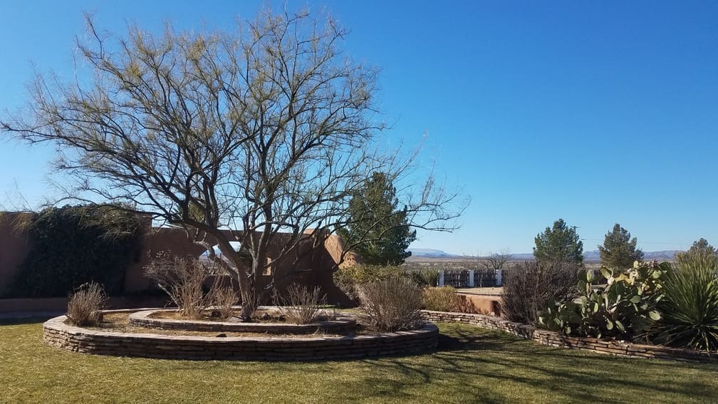Center of the Courtyard at Marathon Motel and RV Park