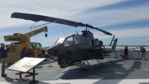 AH 1S Cobra Helicopter USS Lexington