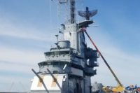 USS Lexington control tower