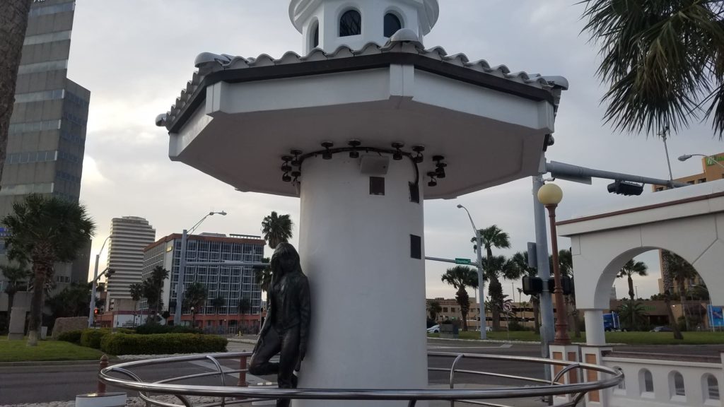 backside of Selena memorial